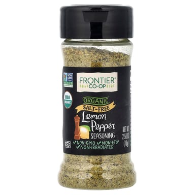 Приправа Frontier Co-op Organic Lemon Pepper Salt-Free, 70 г