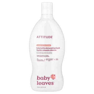 Фото товара: Средство для мытья детских бутылочек ATTITUDE Baby Leaves®, 700 мл, жидкая форма