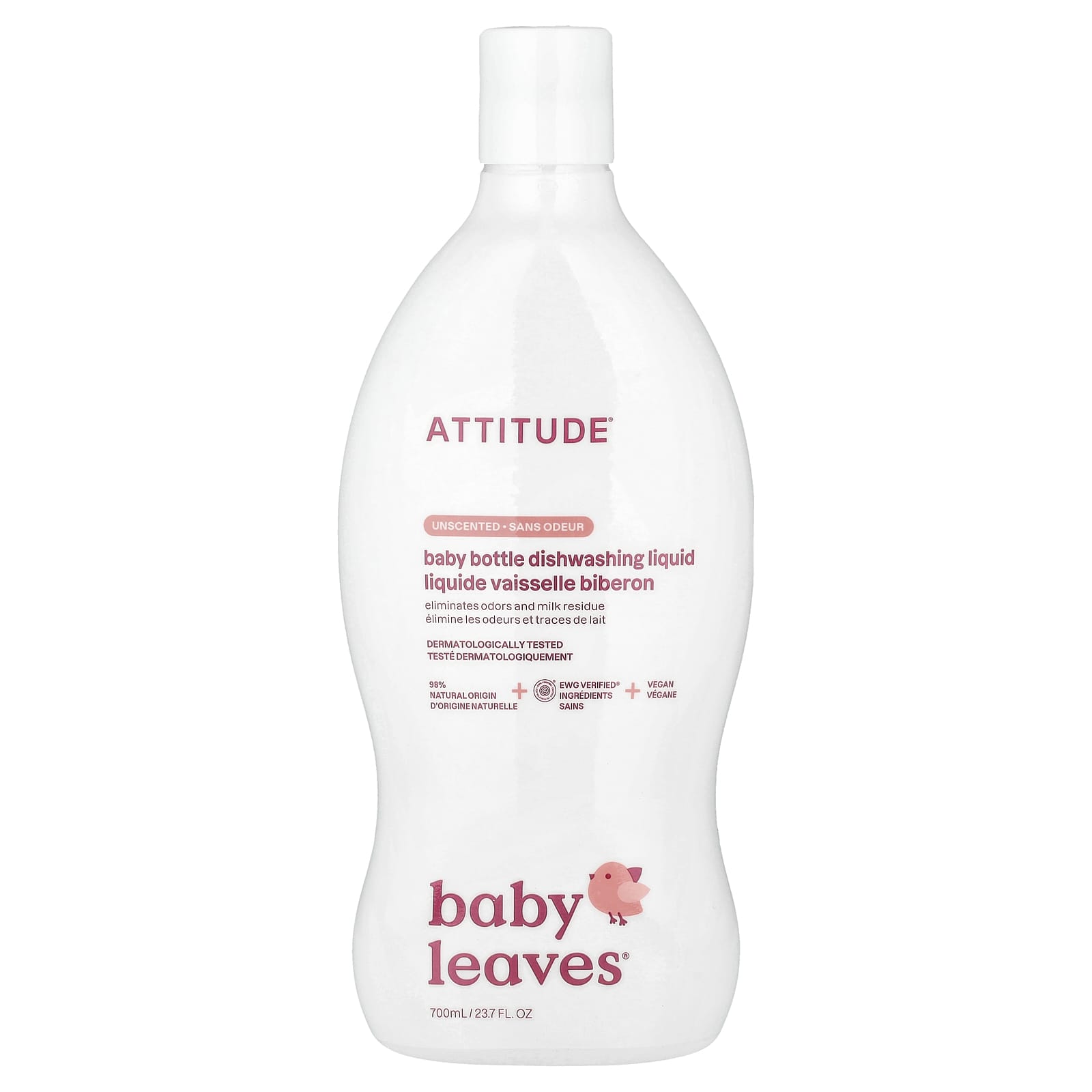 Средство для мытья детских бутылочек ATTITUDE Baby Leaves®, 700 мл, жидкая форма
