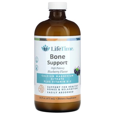 Комплекс для поддержки костей LifeTime Vitamins, вкус Blueberry, 473 мл