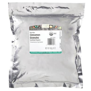 Корица Frontier Co-op, Organic Korintje Cinnamon Granules, 453 г