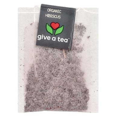 Чай NOW Foods Organic Hibiscus Caffeine Free, оттенок 24 Tea Bags, 48 г, чайные пакетики