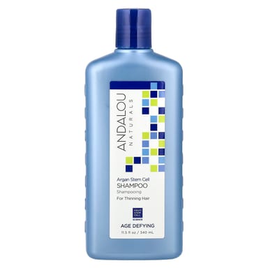 Шампунь Andalou Naturals Age Defying For Thinning Hair Argan Stem Cell, 340 мл