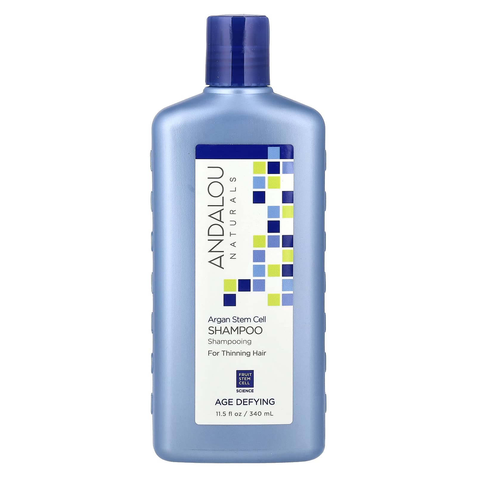 Шампунь Andalou Naturals Age Defying For Thinning Hair Argan Stem Cell, 340 мл