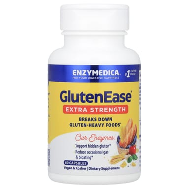 Ферментный комплекс GlutenEase Enzymedica®, 60 капсул
