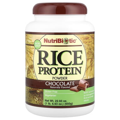 Протеиновый порошок NutriBiotic Rice, вкус Chocolate, 650 г