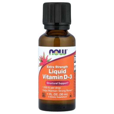 Витамин D3 NOW Foods Liquid Vitamin D-3 1 000 IU, 30 мл, жидкая форма