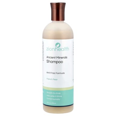 Минерал Zion Health Ancient Shampoo Anti Frizz Formula French Pear, 473 мл