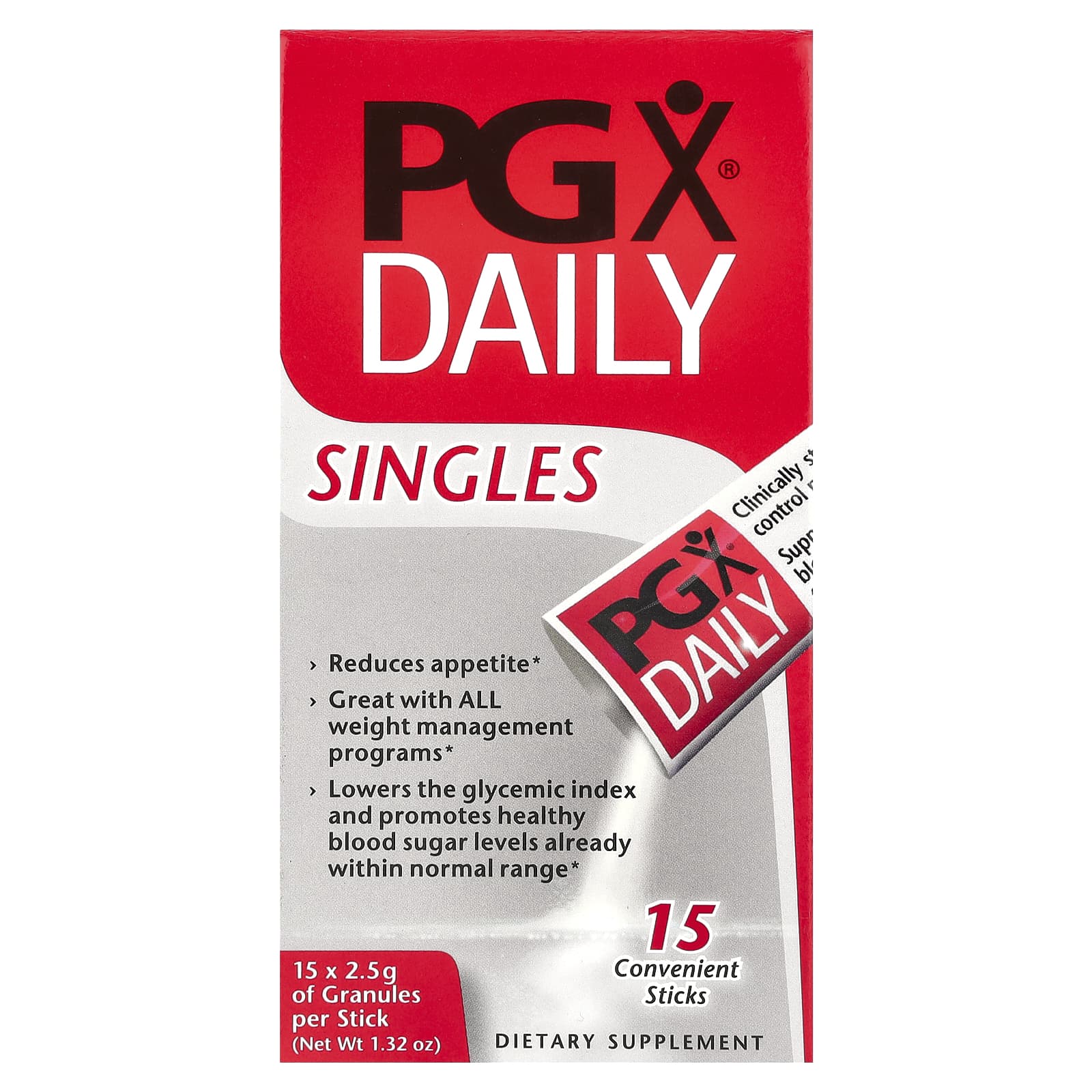 Комплекс PGX Natural Factors PGX® Daily Singles, оттенок 15 Sticks, 2.5 г, стик — фото 2