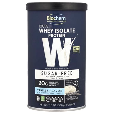 Протеин Biochem 100% Whey Isolate, вкус Vanilla, 336 г