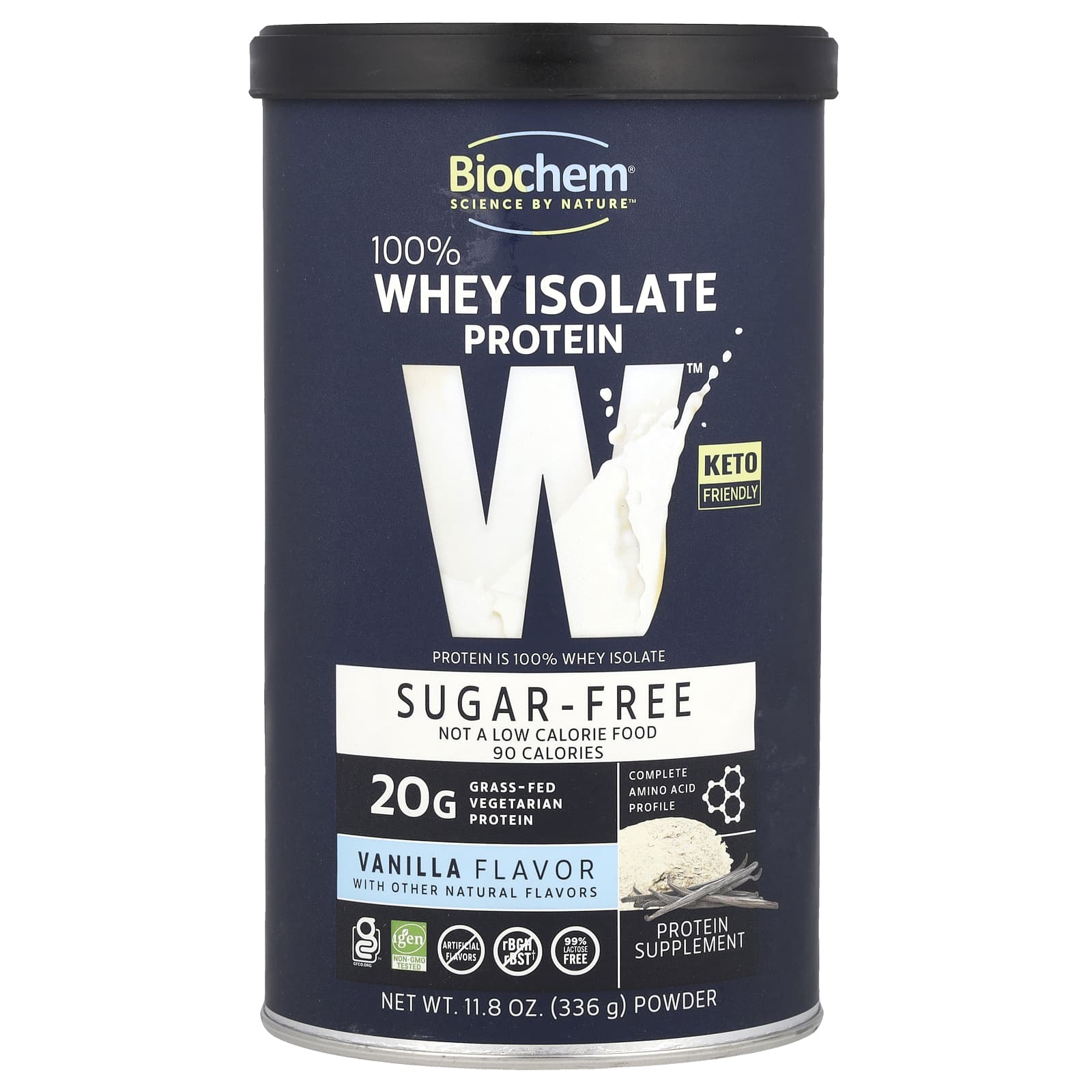 Протеин Biochem 100% Whey Isolate, вкус Vanilla, 336 г