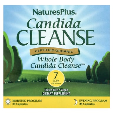 Комплекс Candida/Yeast Support NaturesPlus 7 Day Program, 2 бутылки по 28 капсул