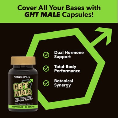 GHT Male™ NaturesPlus, 90 капсул