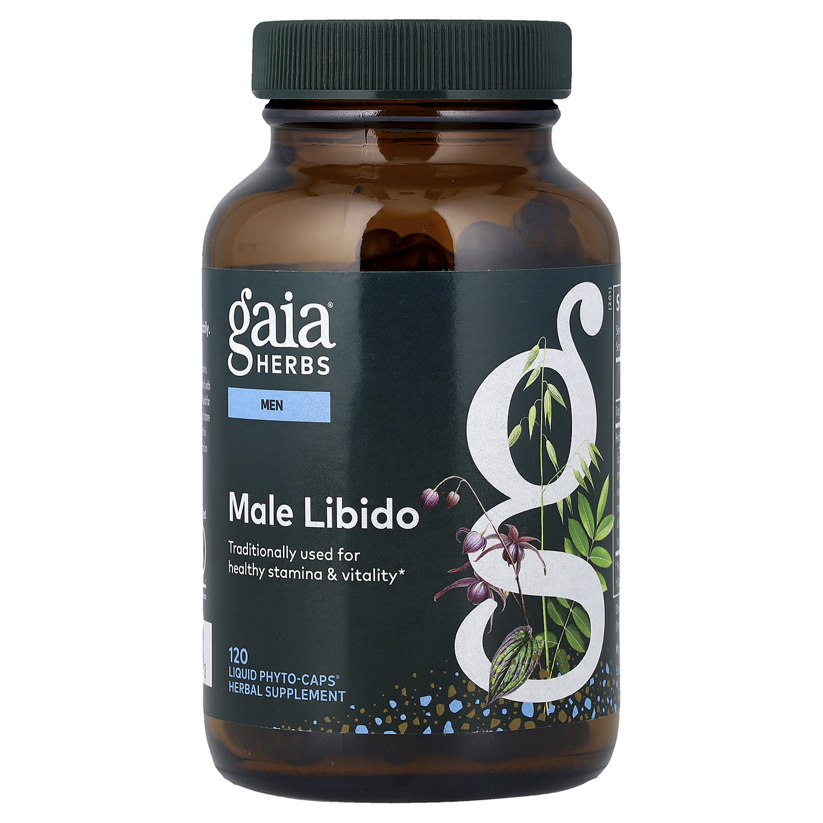 Мужская либидо Gaia Herbs, 120 жидких фитокапсул®