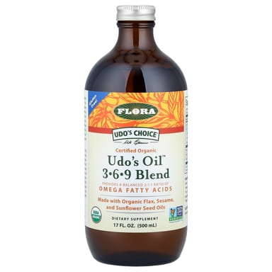 Масло Flora Organic Udo's™ 3-6-9 Blend, 500 мл