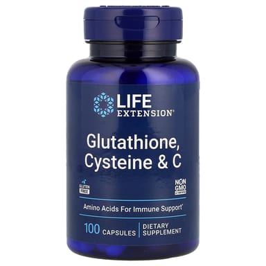 Глутатион Life Extension Cysteine & C, 100 капсул
