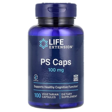 PS Caps Life Extension, 100 мг, 100 вегетарианских капсул