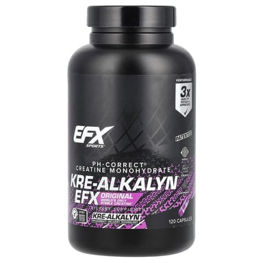 Буферизованный креатин Kre-Alkalyn EFX Sports Kre-Alkalyn® EFX, 750 мг, 120 капсул