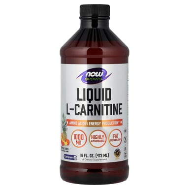 L-карнитин NOW Foods Sports L-Carnitine Liquid Tropical Punch, 473 мл, жидкая форма