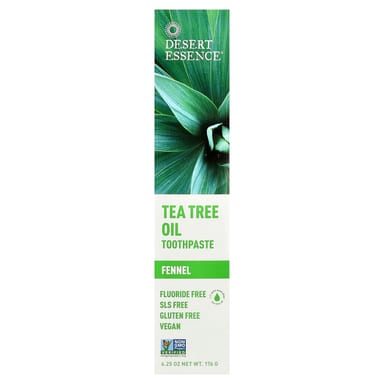 Масло чайного дерева Desert Essence Toothpaste, оттенок Fennel, 176 г