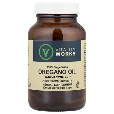 Орегано Vitality Works Oil Carvacrol 70™ 120 Liquid, 510 мг, жидкая форма