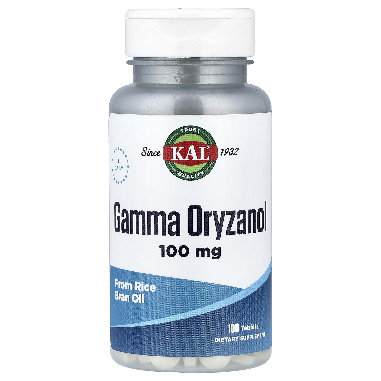 Гамма-оризанол KAL Gamma Oryzanol, 100 мг, 100 таблеток