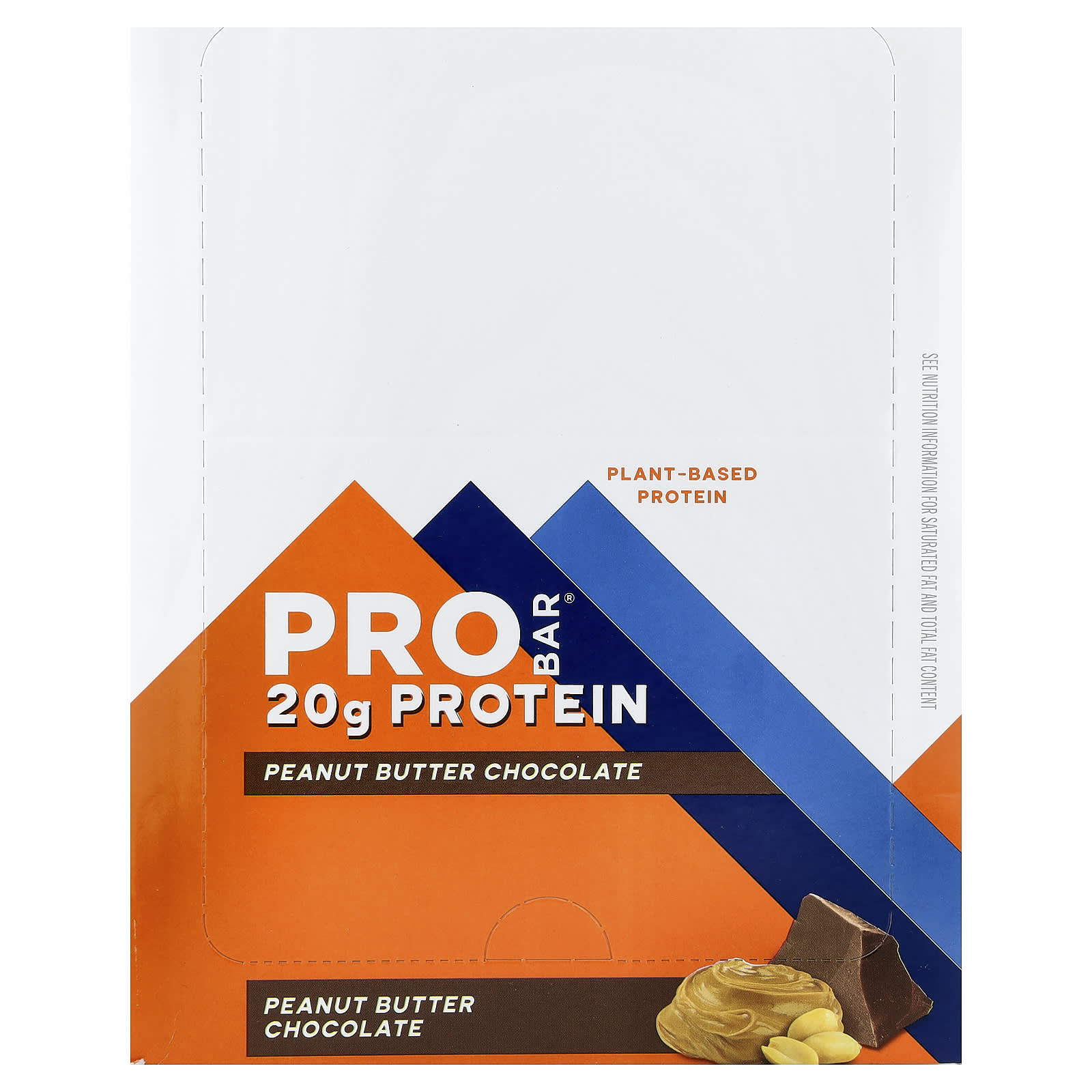 Арахисовая паста ProBar Protein Bar Chocolate, 70 г, 12 шт., батончик — фото 2