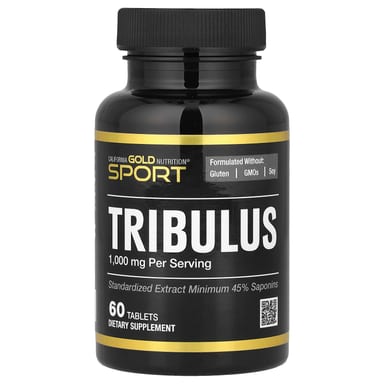 Трибулус California Gold Nutrition Sport Tribulus, 1000 мг, 60 таблеток