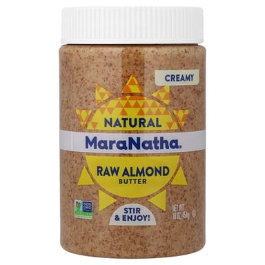 Миндальная паста MaraNatha Natural Raw, оттенок Creamy, 454 г
