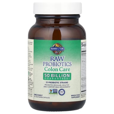 Пробиотик Garden of Life RAW Colon Care, 30 растительных капсул