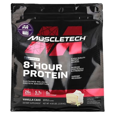 Протеин MuscleTech Platinum 8-Hour™ Vanilla Cake, 2.09 кг