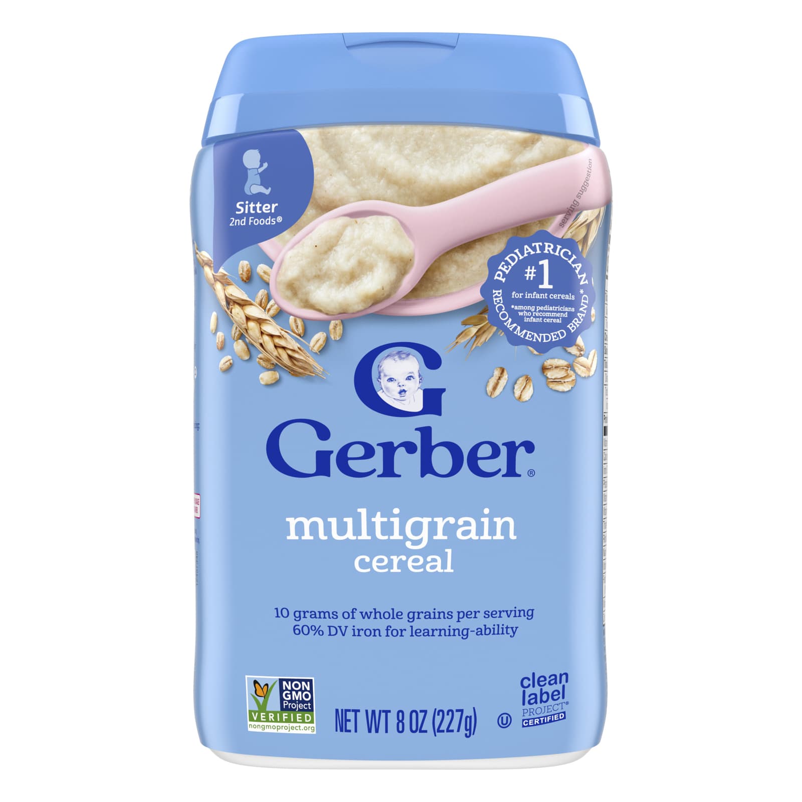 Хлопья Gerber Multigrain 2nd Foods®, 227 г — фото 2