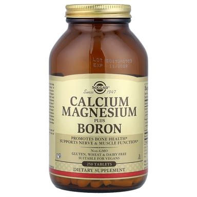 Магний Solgar Calcium Plus Boron, 250 таблеток