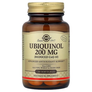 Коэнзим Q10 Solgar Ubiquinol (Reduced ), 200 мг, 30 мягких капсул