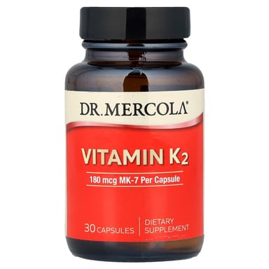 Витамин K2 Dr. Mercola, 180 мкг, 30 капсул