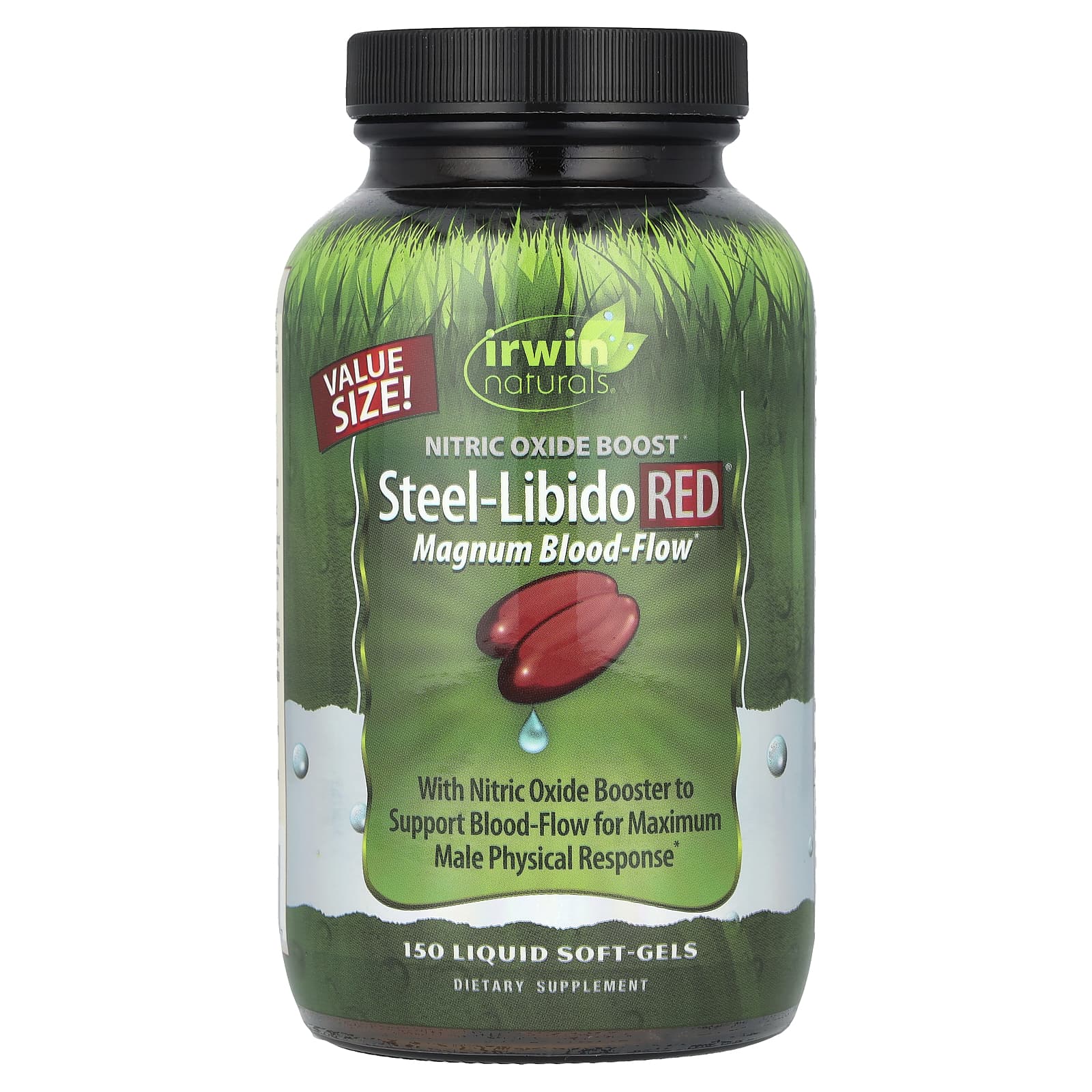 Комплекс Steel Libido Irwin Naturals Steel-Libido Red® Magnum Blood-Flow, 150 мягких капсул
