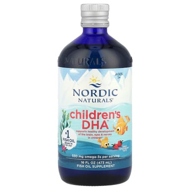 Детский Nordic Naturals DHA™ Ages 1+ Great Strawberry, 530 мг, 473 мл