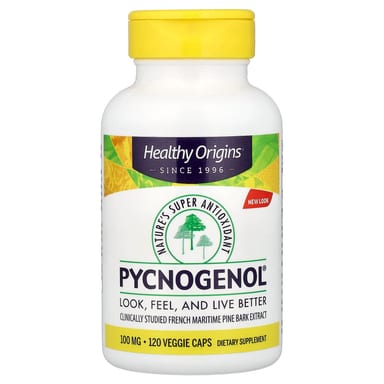 Пикногенол Healthy Origins®, 100 мг, 120 растительных капсул