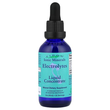 Электролиты Eidon Ionic Minerals Liquid Concentrate, 60 мл, 2 унций, жидкая форма