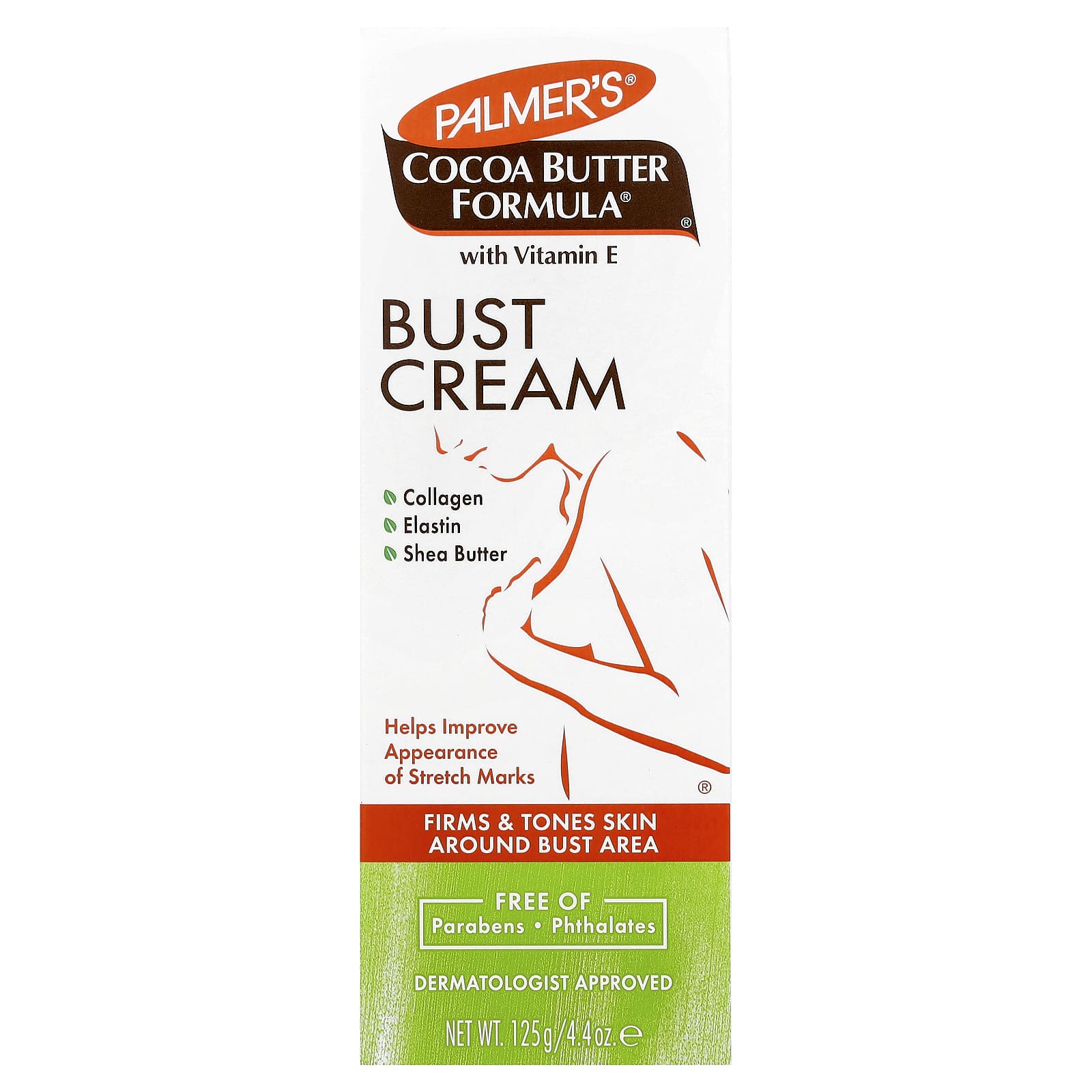 Комплекс Palmer's Cocoa Butter® with Vitamin E Bust Cream, 125 г, крем — фото 2