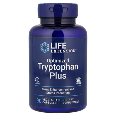 L-триптофан Life Extension Optimized Plus, 90 растительных капсул