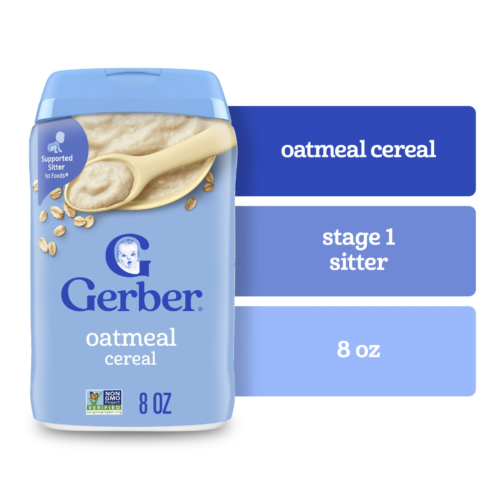 Овсянка Gerber Cereal 1st Foods®, 227 г — фото 3