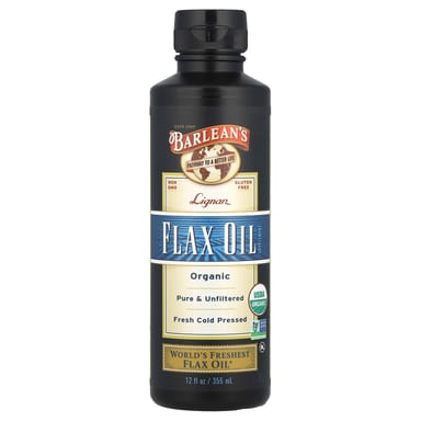 Масло Barlean's Organic Lignan Flax, 355 мл