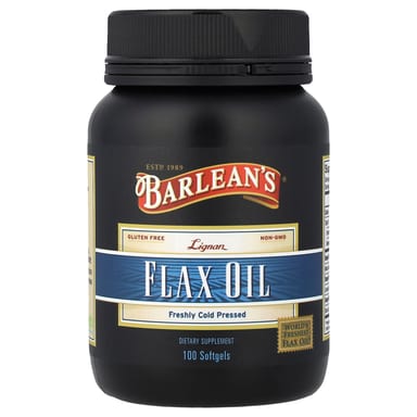 Масло Barlean's Lignan Flax, 100 мягких капсул