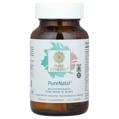 Мультивитамины Pure Synergy PureNatal® For Mom & Baby, 120 таблеток