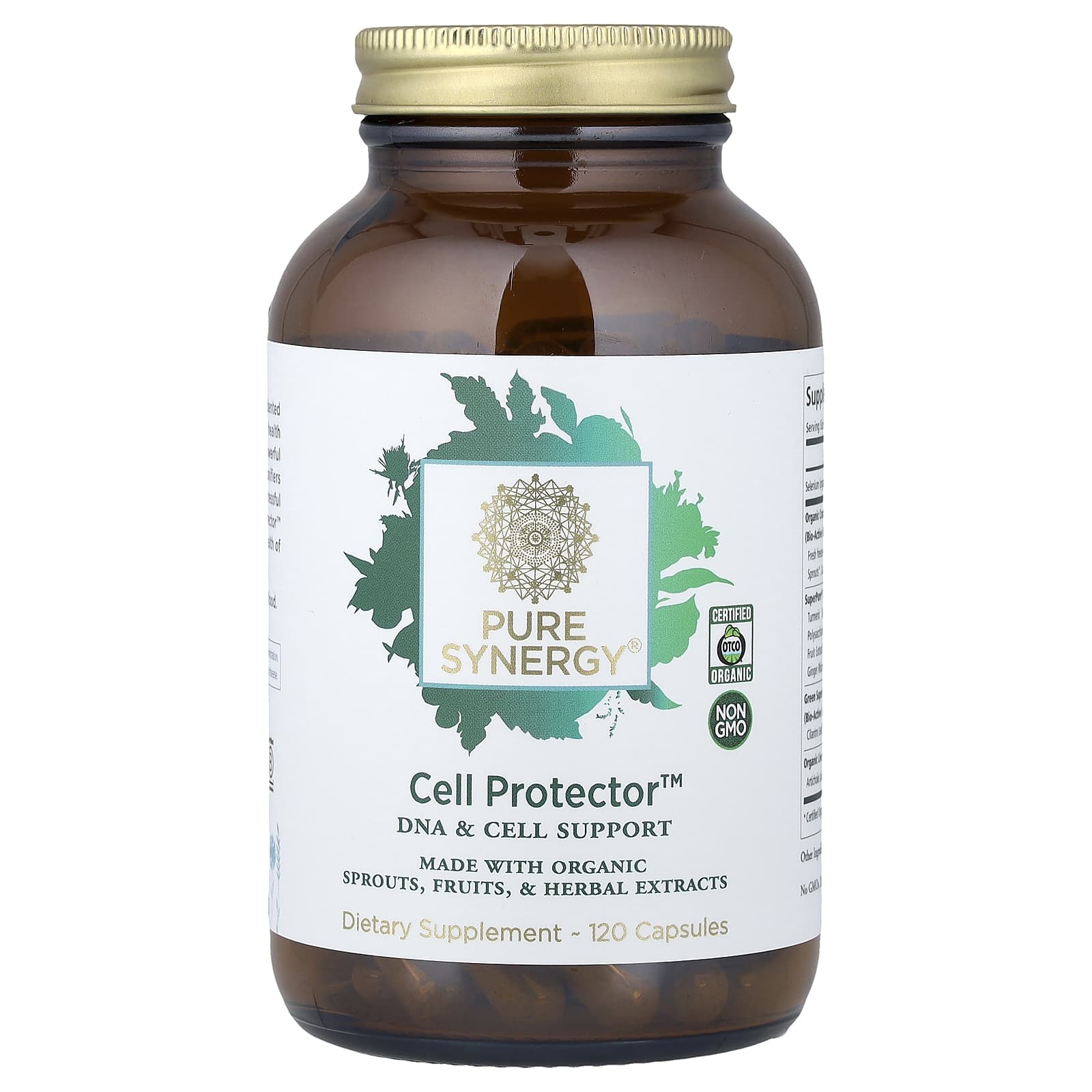 Защитник клеток Pure Synergy, 120 капсул