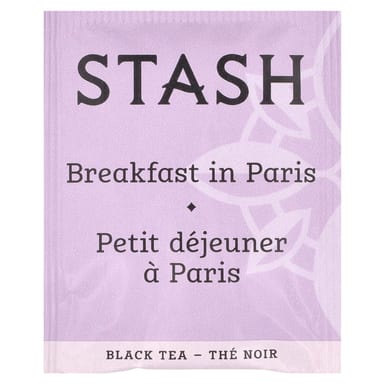 Чай Stash Tea Black Breakfast in Paris, оттенок 18 Tea Bags, 36 г, чайные пакетики