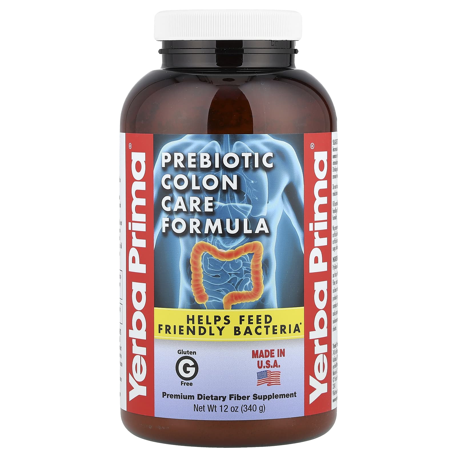 Пребиотик Yerba Prima Colon Care Formula, 340 г