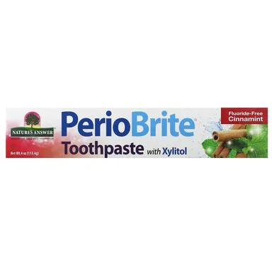 Фото товара: Зубная паста Nature's Answer PerioBrite with Xylitol, Cinnamint, 113.4 г