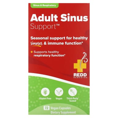 Комплекс для пазух Redd Remedies Adult, 72 растительных капсул